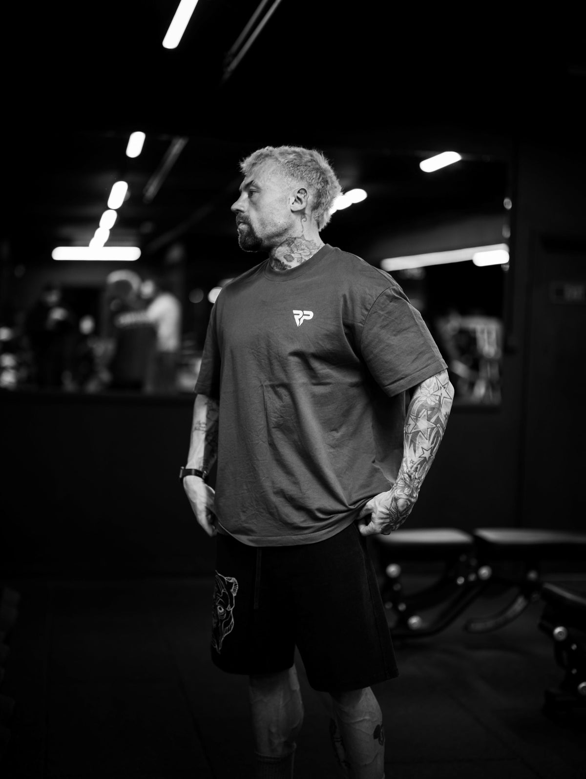 Redefined Physiques Oversized Gym T-Shirt – Charcoal